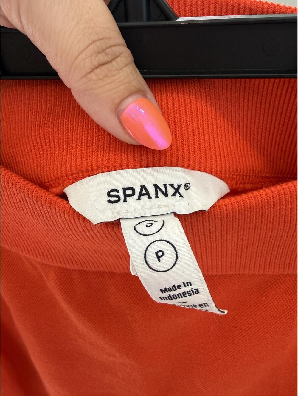 SPANX Matching Set; AirEessentials Pique Track with Skirt, Orange; Women's Small - Picture 7 of 9